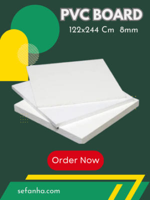 PVC Board / PVC Foam Board Tebal 8 mm 122x244 Cm