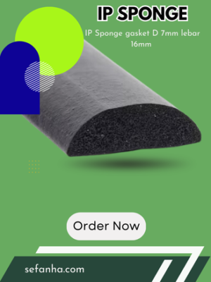 IP Sponge D 7mm lebar 16mm  setengah lingkaran